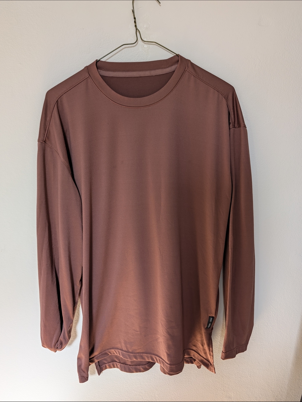 ASRV Long Sleeve Crew in Mauve
